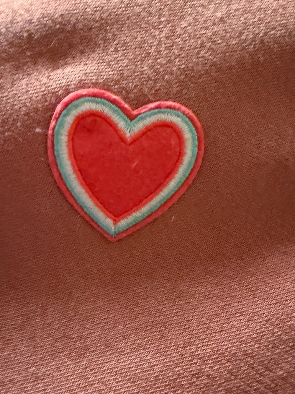 Pink JCrew Hoodie with Patches
